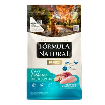 Racao Formula Natural Pro Caes Filhotes Medio e Grande